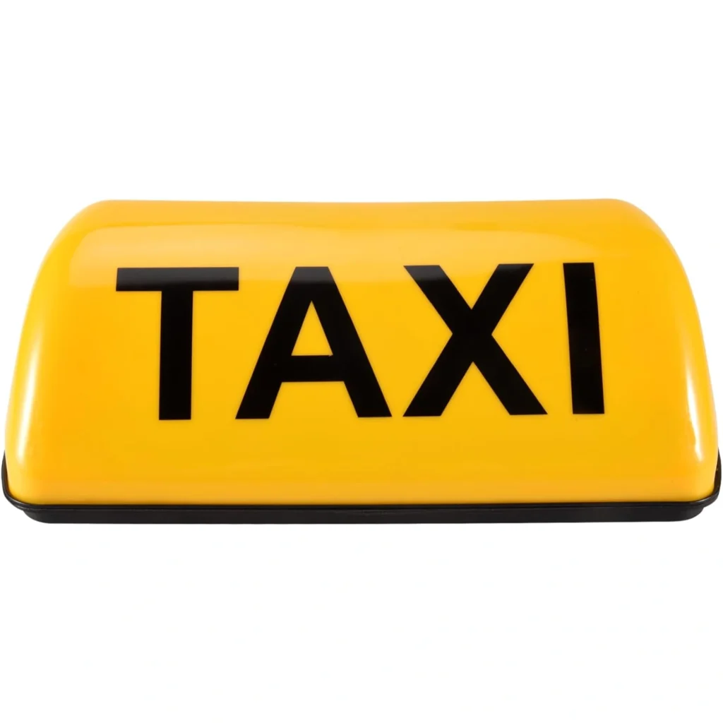Dritë Taxi me Bazë Magnetike (12V)