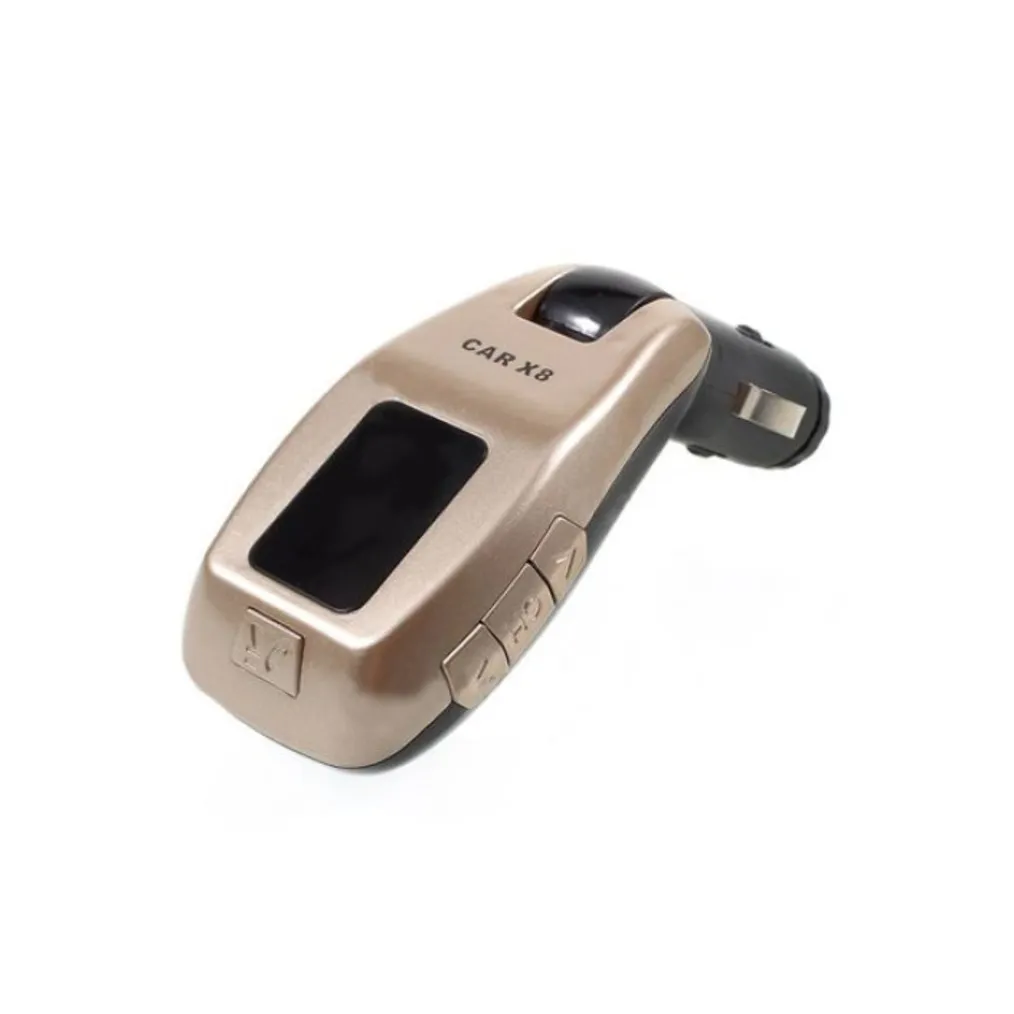 MP3 player për makinë me Bluetooth, ekran dhe porta USB për muzikë dhe karikim