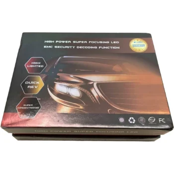 Set llambash LED H4 me ndriçim 5000 lumen dhe fuqi 65W për automjete