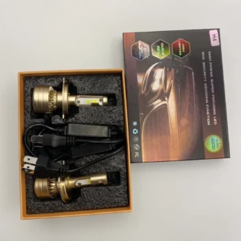 Llambë LED H4 për automjet me fuqi 65W dhe ndriçim të fortë gjatë përdorimit