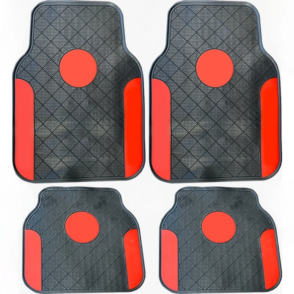 Set me 4 tapeta per makine me material rezistent gome
