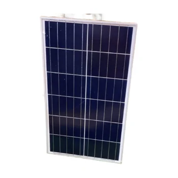 Panel diellor me fuqi maksimale 20W dhe përmasa 35x60 cm për karikimin e prozhektorit LED