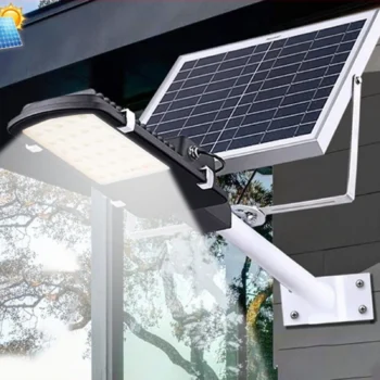 Prozhektor solar 60W për ndriçim ambiental me bateri të rikarikueshme dhe panel diellor