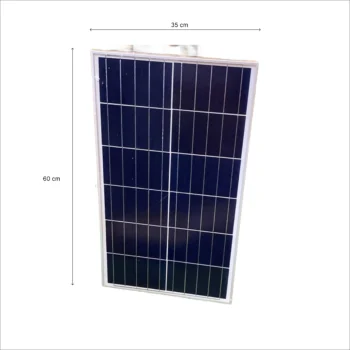 Stativ për prozhektor solar me gjatësi 48 cm dhe diametër 5 cm për montimin e pajisjes