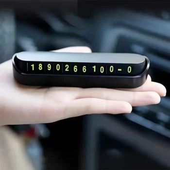 Stativ për numër telefoni në automjet me sistem për fshehjen e numrave dhe shifra të lexueshme edhe nga distanca