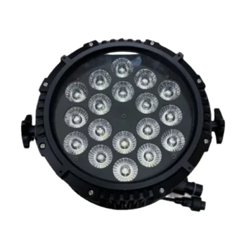 Ndriçues PAR LED me 24 LED nga 18W secili për intensitet të lartë drite dhe mbulim të gjerë