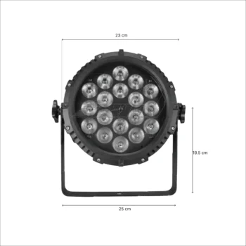 PAR LED me teknologji 4IN1 për përzierje uniforme të ngjyrave dhe efekte ndriçimi skenik