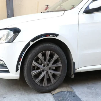 Ngjitës sportiv mbrojtës për parafangot e makinës, me material gome cilësore dhe dizajn të përshtatshëm për harqet e automjetit
