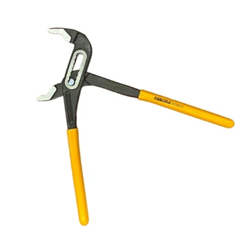 Çelës hidraulik prej çeliku me gjatësi 25 cm dhe nofulla të rregullueshme, për shtrëngimin e tubave dhe bulonave.