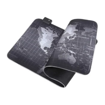 Mouse pad i madh 70 x 30 cm për tastierë dhe maus, me drita LED RGB, furnizim 5V dhe sipërfaqe të qëndrueshme për gaming.