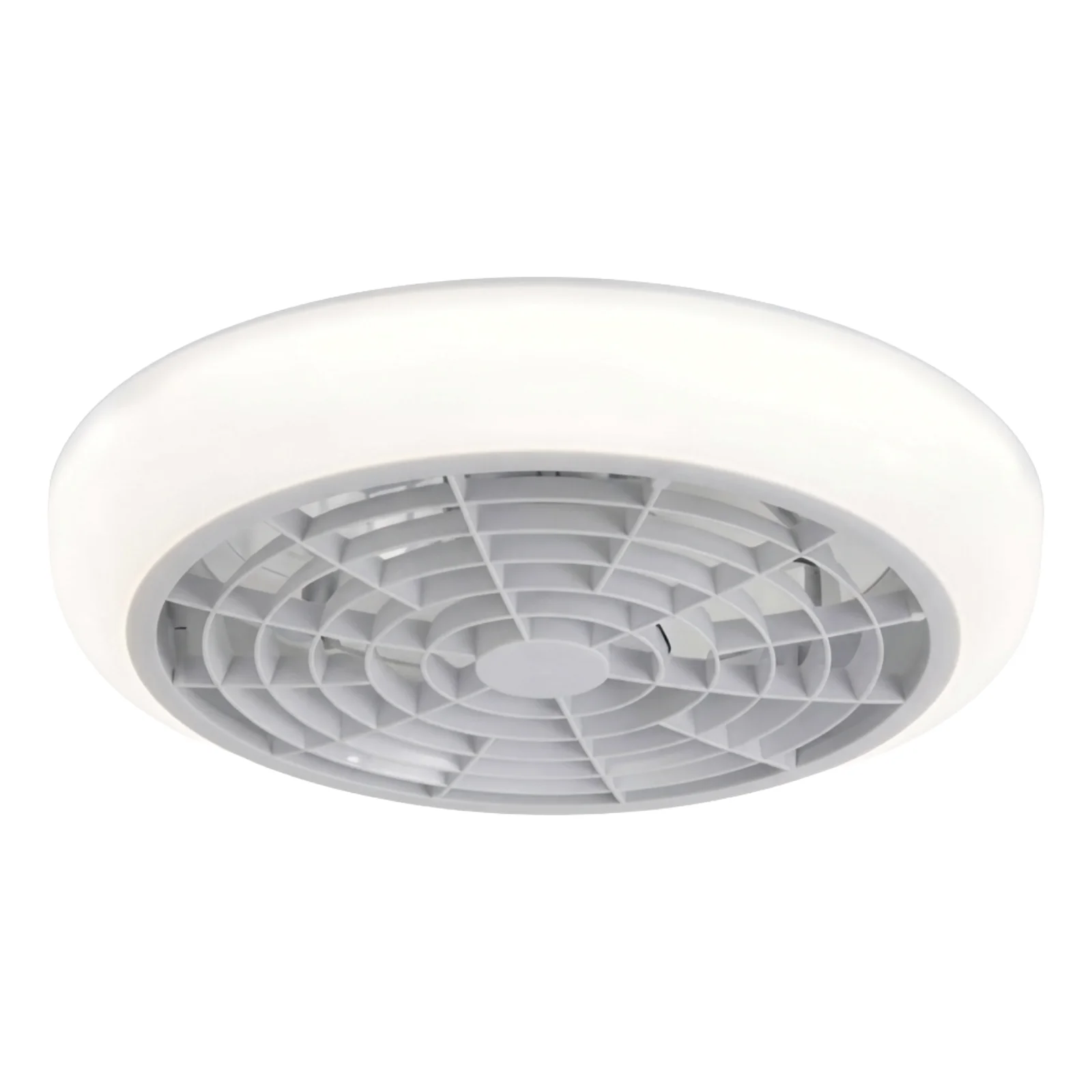 Ventilator tavani me dritë LED të integruar për ndriçim dhe qarkullim të ajrit në ambient