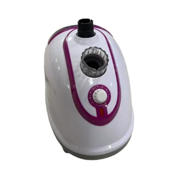 Pamje nga afër e bazës së hekurit vertikal me avull R.3039, me rregullator temperature, tregues ndriçues dhe lidhje për tubin teleskopik.