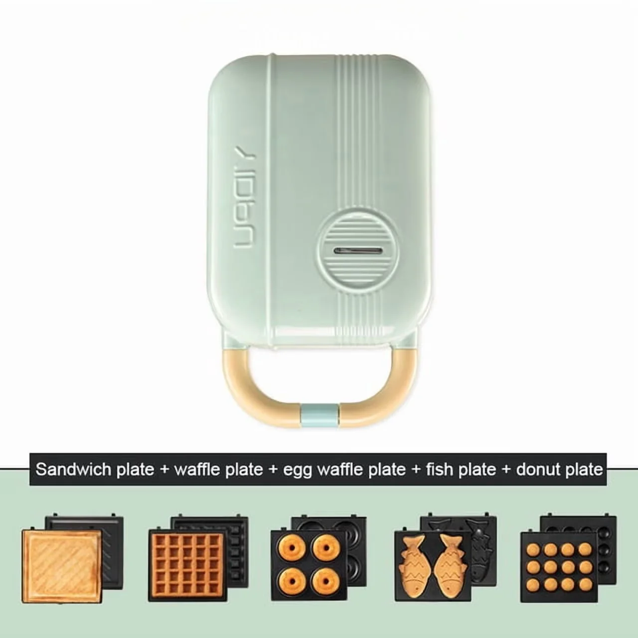 Bërëse waffles elektrike me fuqi 650 W për përdorim shtëpiak