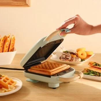 Bërëse waffles me sipërfaqe gatimi 13 x 12 cm dhe dizajn kompakt