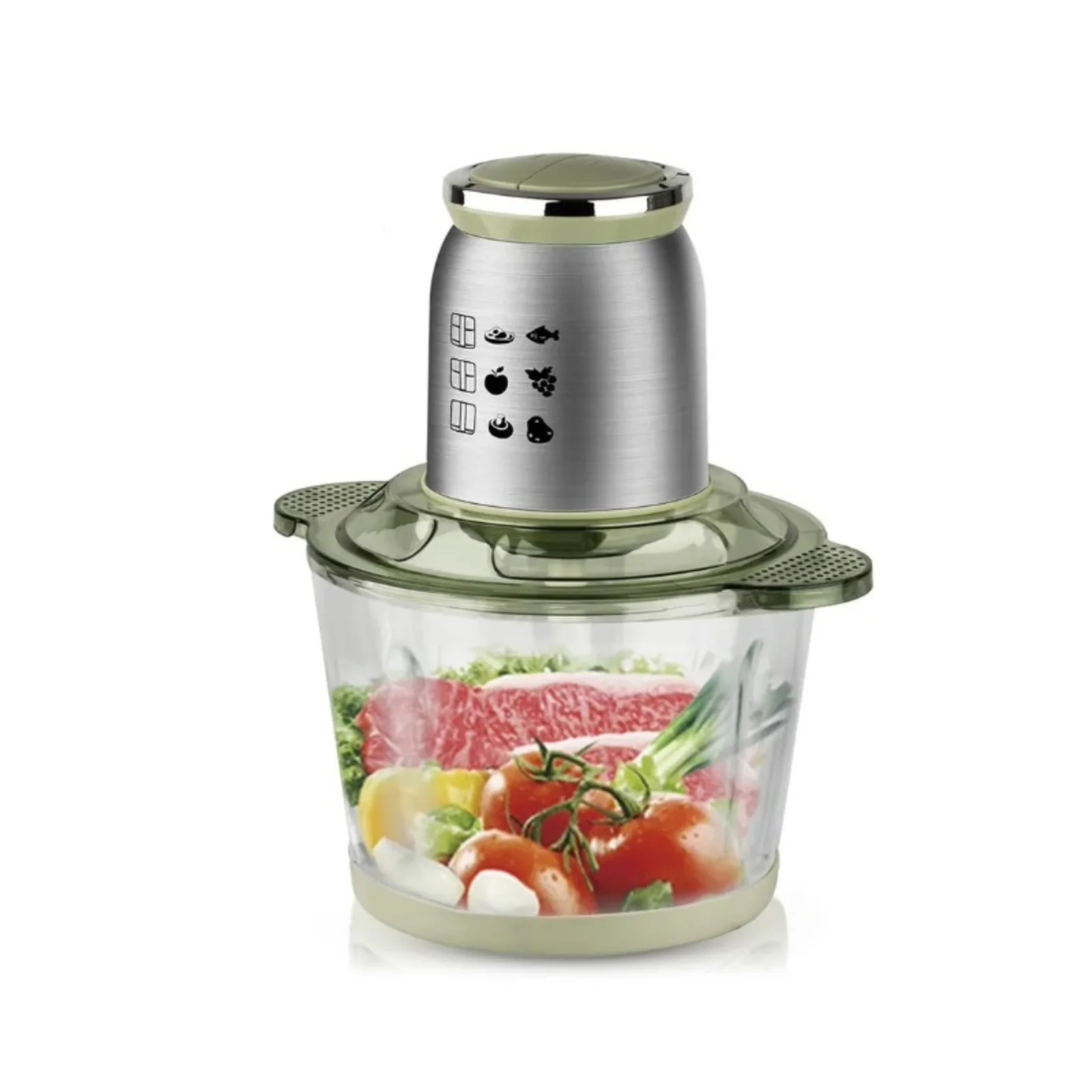 Përpunues ushqimi R.7001 me kapacitet 3 L, fuqi 300 W dhe strukturë çeliku inox