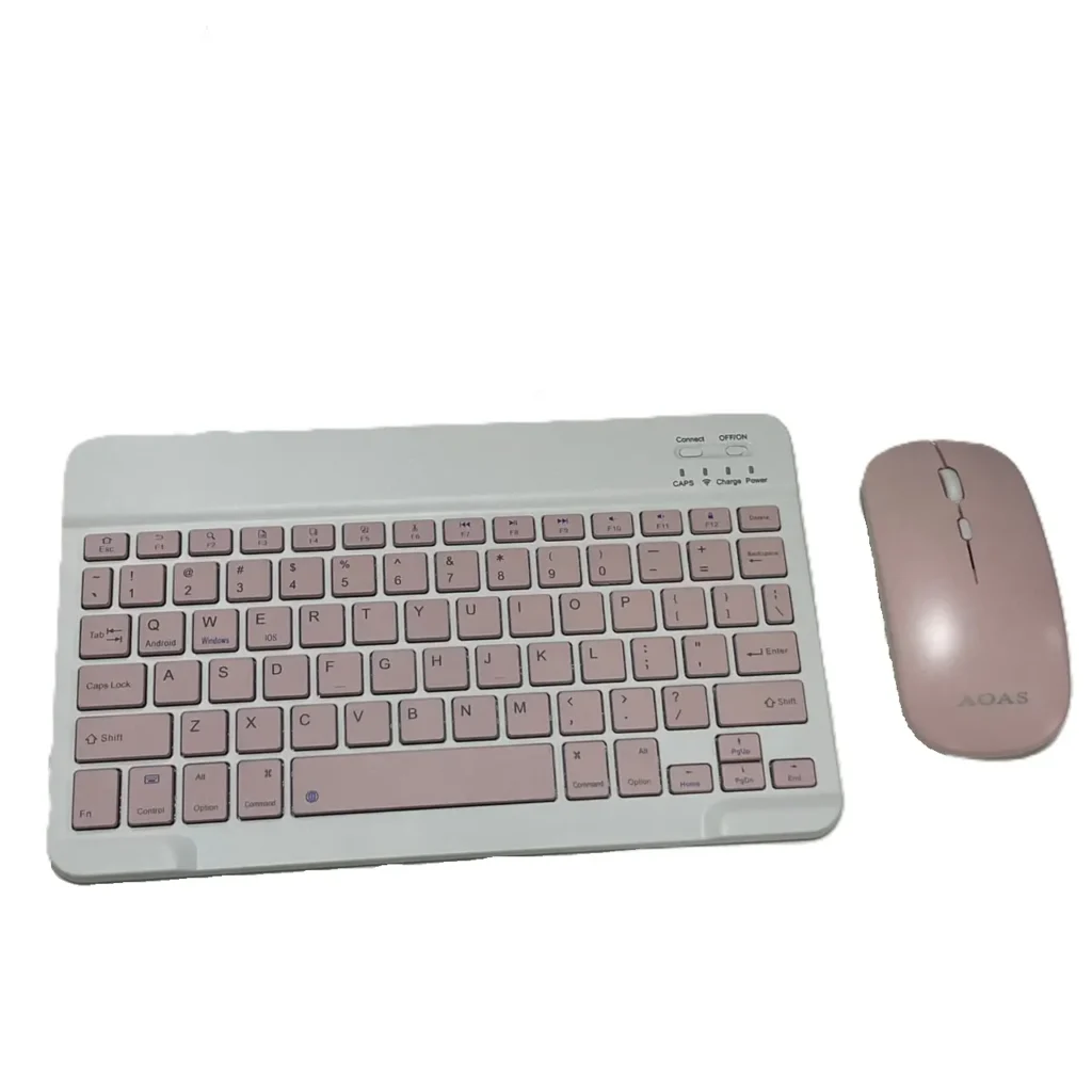 Set tastiere dhe maus Bluetooth me lidhje Bluetooth 5.2 dhe wireless 2.4G.