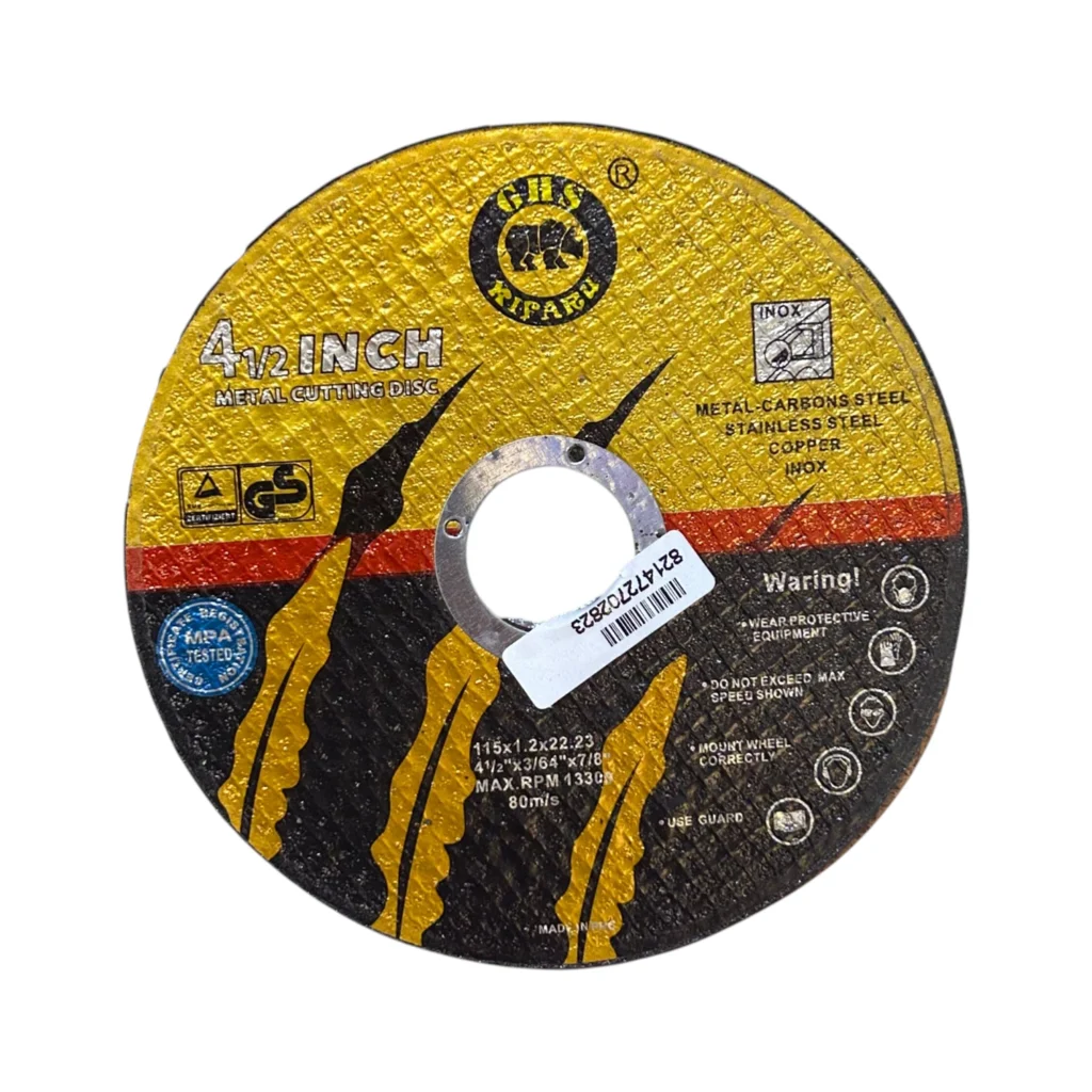 Disk për prerje metali 115 x 1.2 x 22 mm prej çeliku inoksi, i përshtatshëm për prerje të sakta dhe efikase.