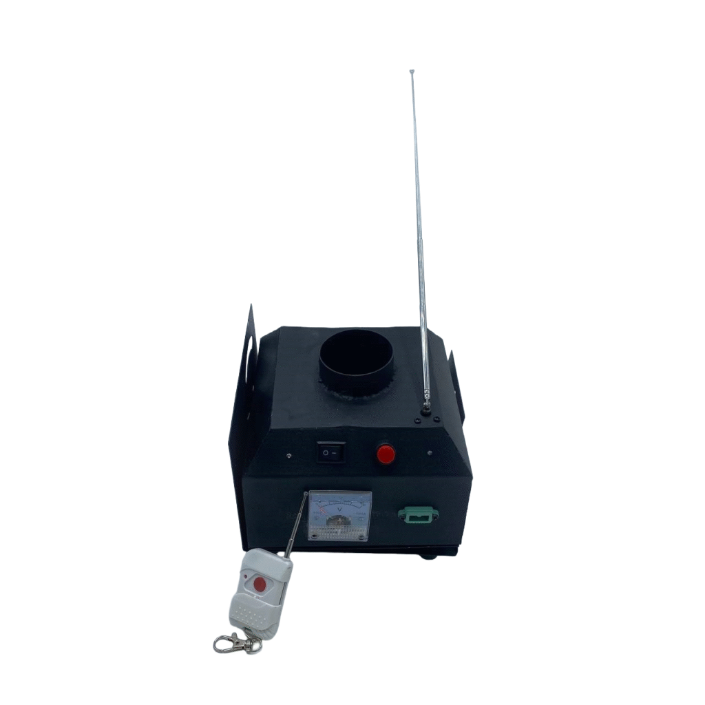 Kontrollues Elektronik per Fishekzjarre