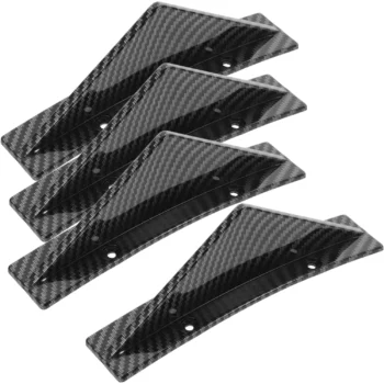 Set dekorues për prapakolpin e makinës me 4 copë, material rezistent Defkon dhe përmasa 15 x 5 x 3 cm