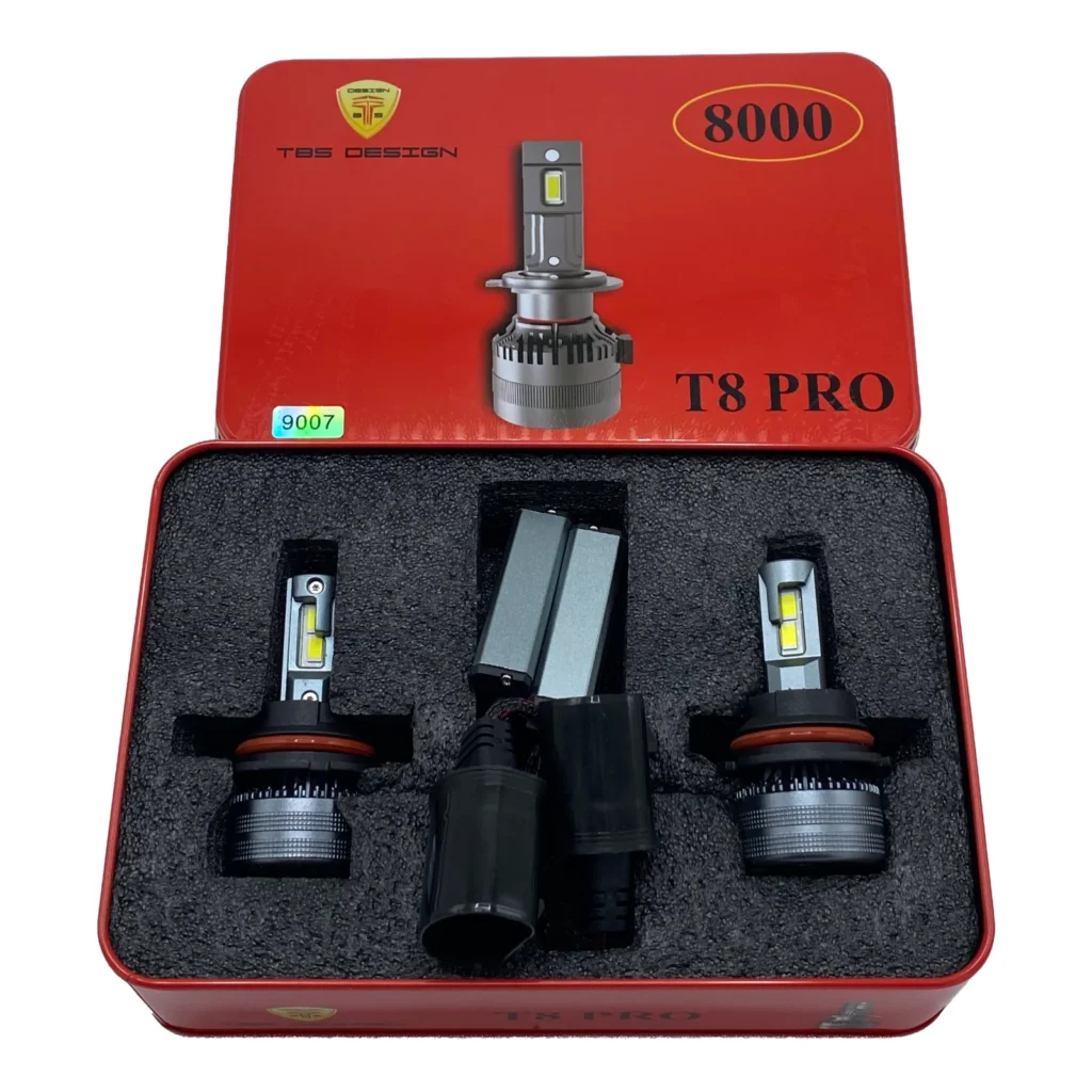 Set llambash LED T8 Pro 9007 për ndriçim të gjatë dhe të shkurtër në automjete