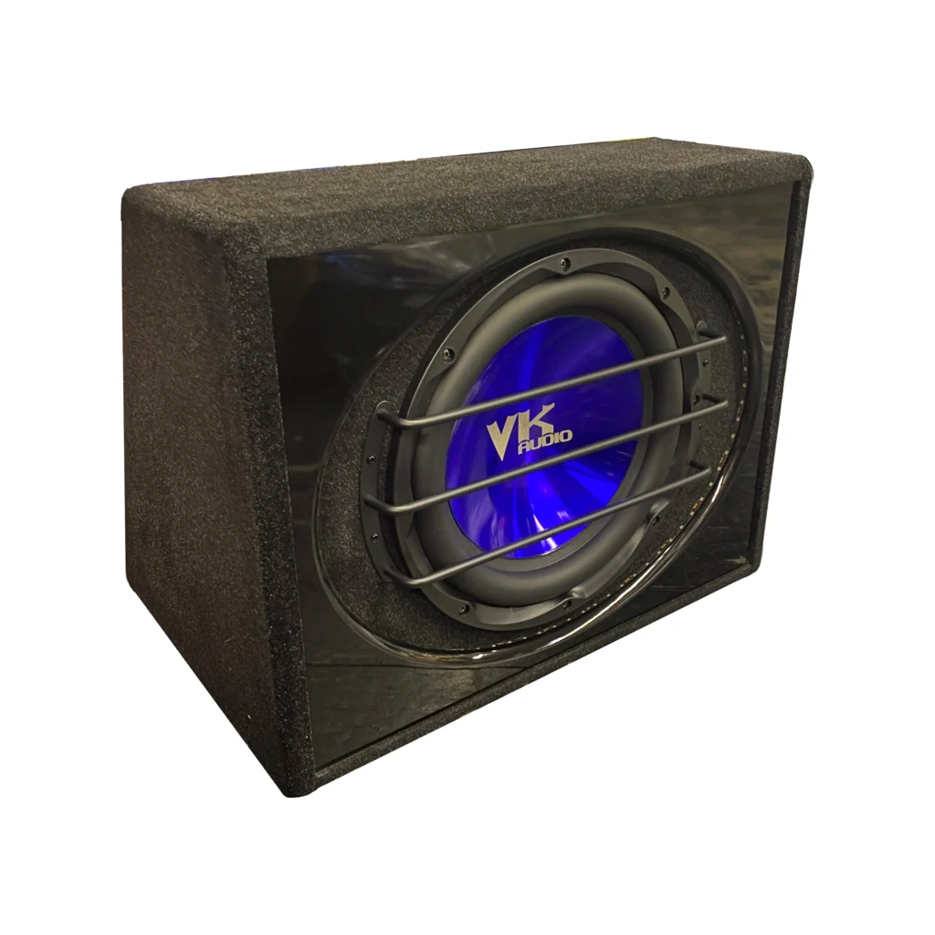 Subwoofer i amplifikuar për makinë me shirit LED të integruar