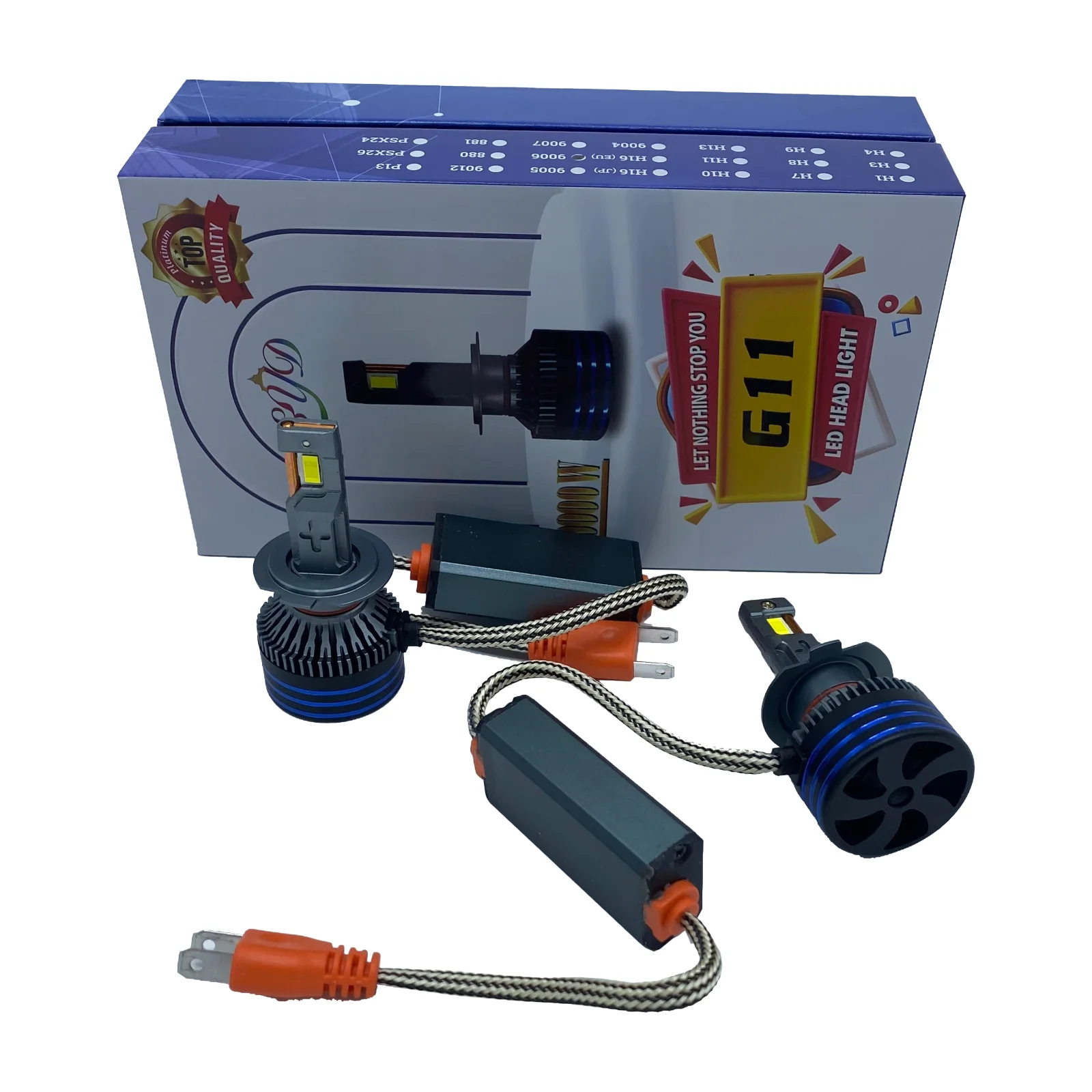 Set llambash LED G11 me ndriçim 7000 lumen për secilën llambë