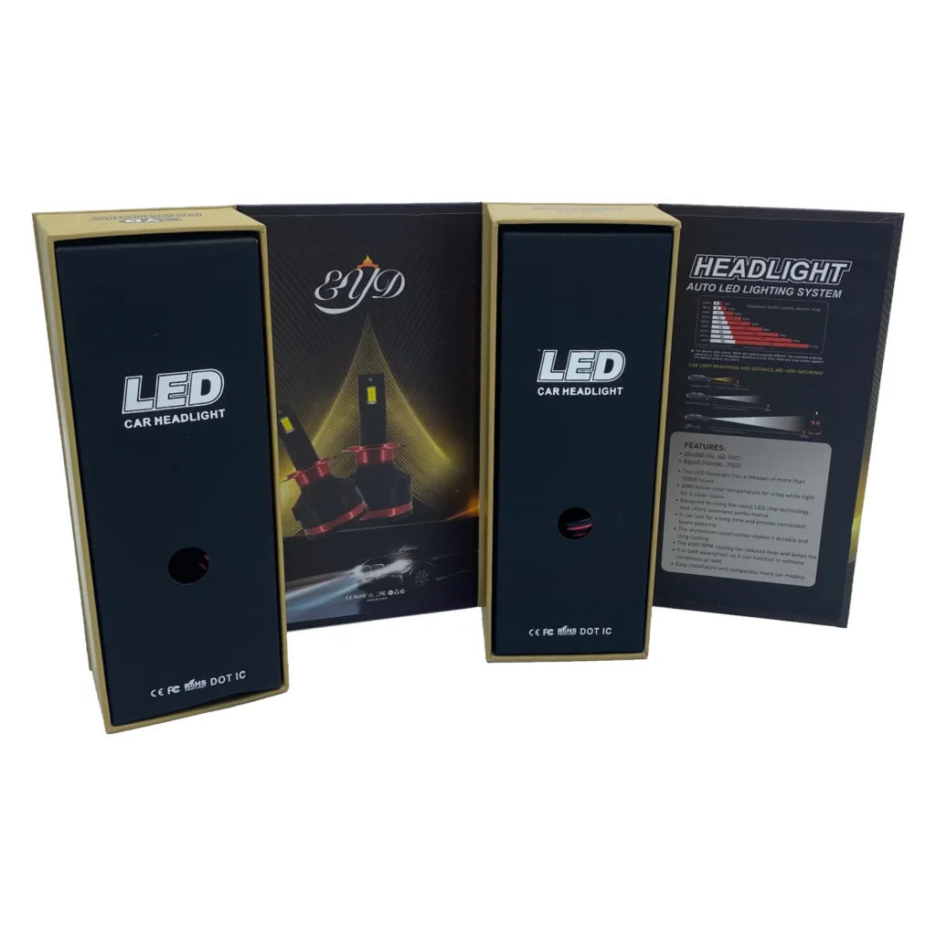 Set llambash LED M6 Pro me ndriçim 6000 lumen për secilën llambë