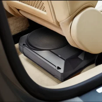 Subwoofer KF-10E kompakt 35.5 x 24.5 x 8cm për instalim në makinë