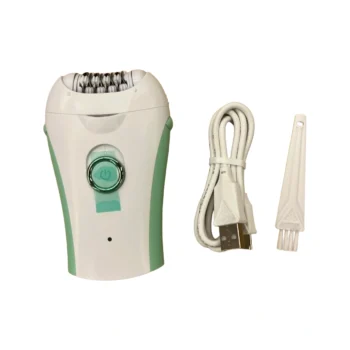 Epilator për femra me 32 piskatore, karikim USB, bateri litiumi 600mAh dhe deri në 120 minuta kohë pune pas karikimit të plotë