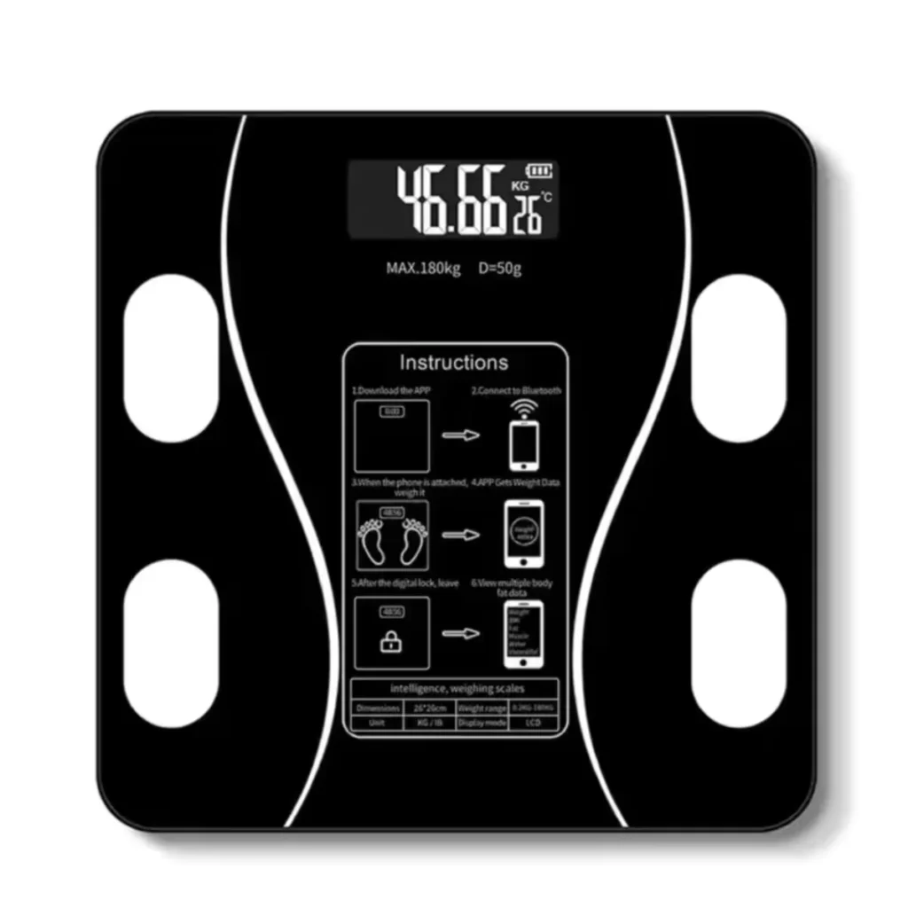 Peshore elektronike 180kg me Bluetooth dhe aplikacion OKOK