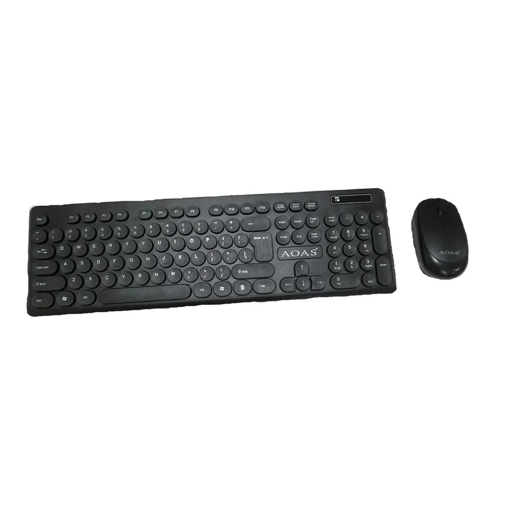Set tastiere dhe maus wireless A-1012 me lidhje 2.4GHz per PC dhe laptop.
