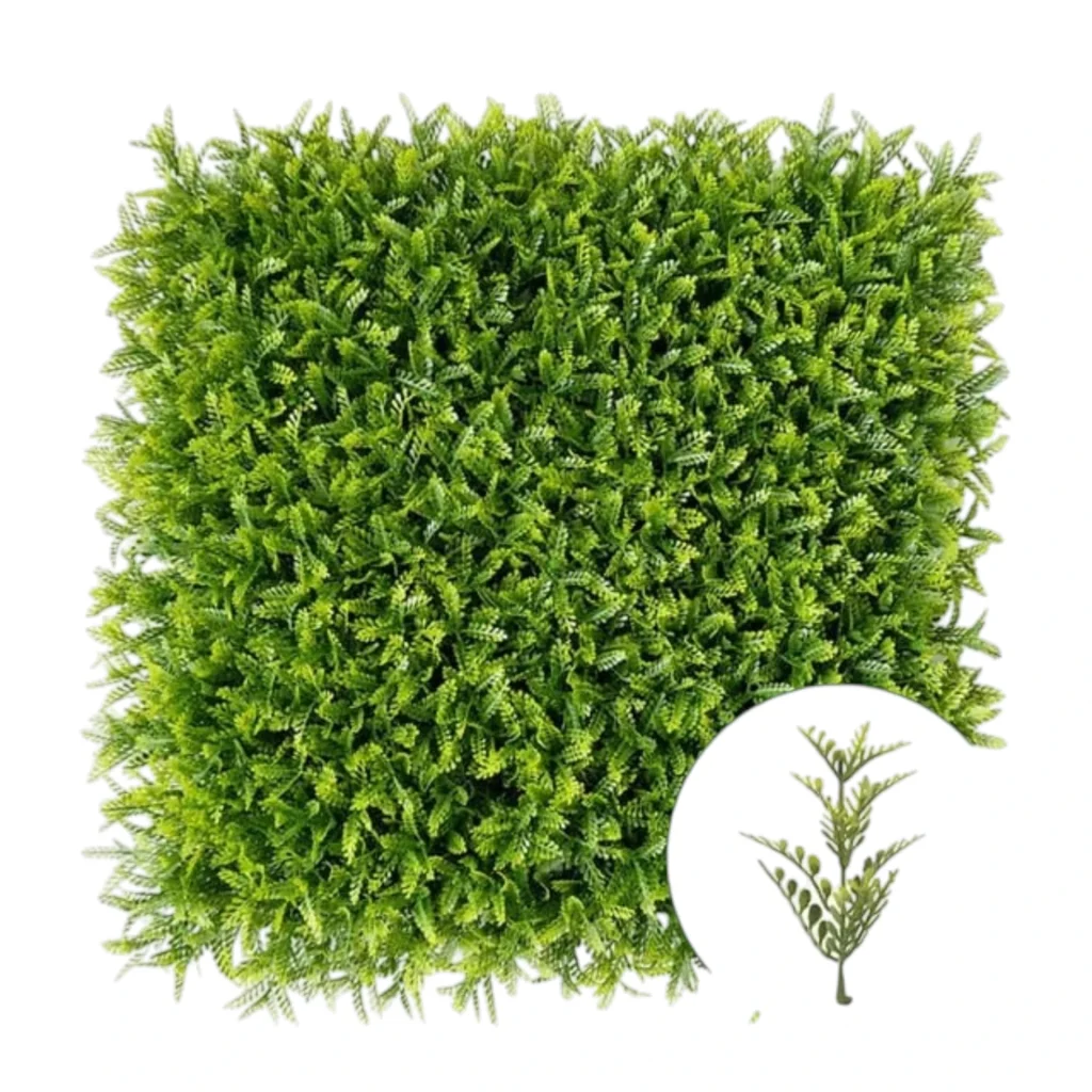Gardh dekorues me gjethe 60x40cm per dekorim ambientesh te brendshme dhe te jashtme