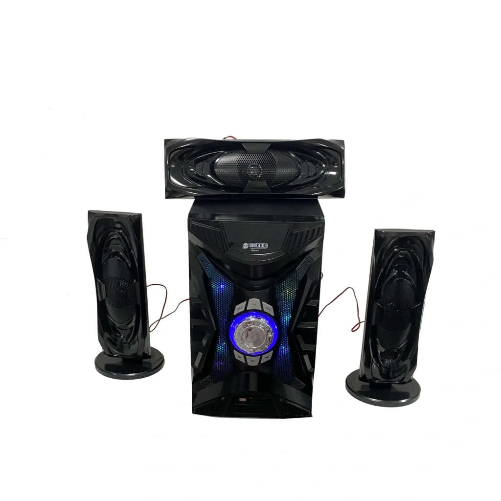 Sistem audio 70W me subwoofer dhe drita led te integruara