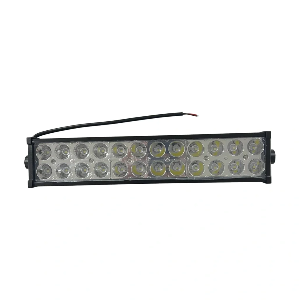 Fenelinë LED për fuoristrada me gjatësi 32 cm dhe fuqi 72W, me ndriçim të bardhë 6000K High Lumen, konstruksion metalik dhe qelq dhe mbrojtje IP67 ndaj ujit