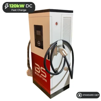 Stacion karikimi të shpejtë DC 120 kW për makina elektrike me dy porta GB/T