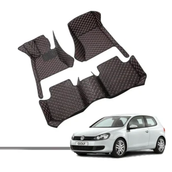 Set tapetash për Volkswagen Golf 6 nga viti 2007 deri në 2013, të përshtatshëm për mbrojtjen e pjesës së poshtme të tapicerisë së makinës