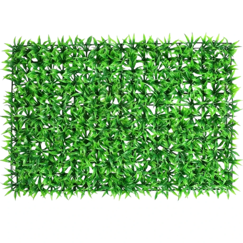 Gardh dekorues me mini gjethe 40x60 cm per dekorim te ambienteve te brendshme dhe te jashtme