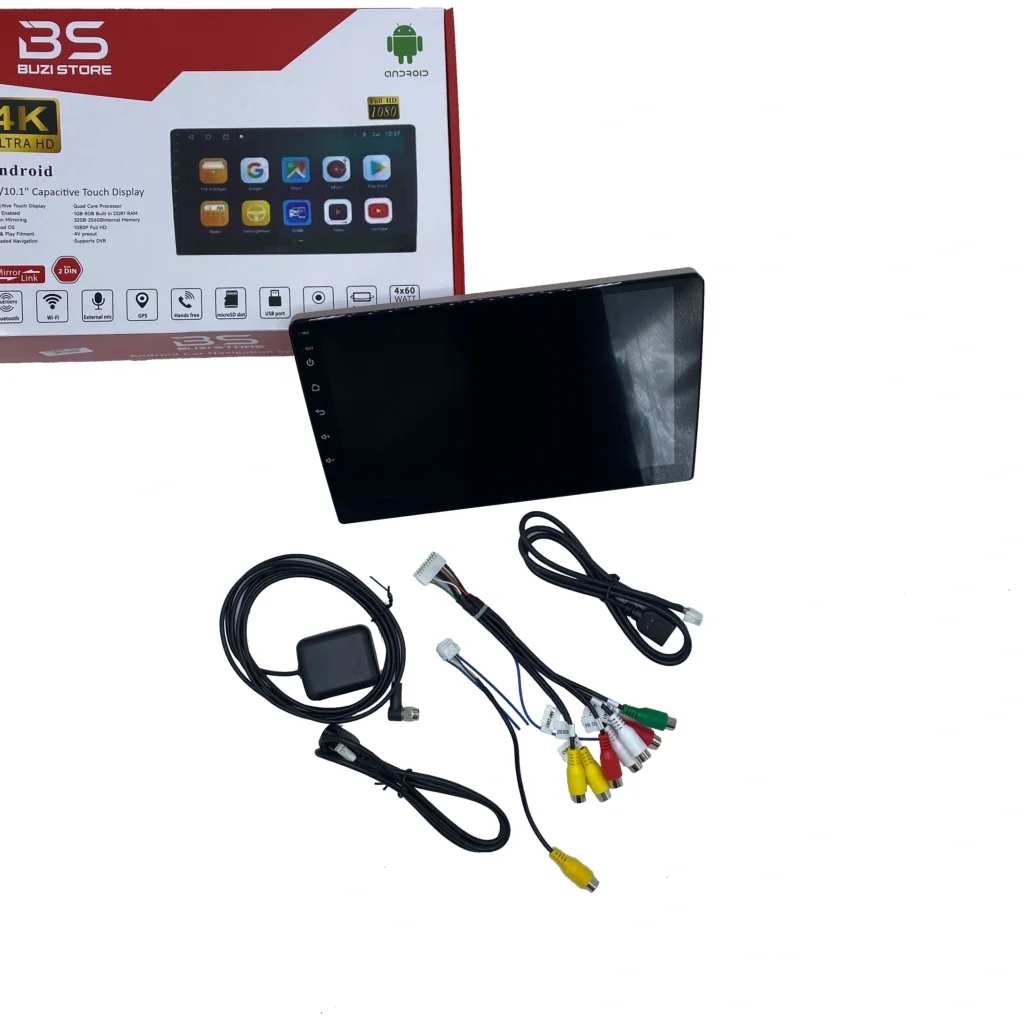 Kasetofon Android 9 inch për makinë me memorie 4GB 64GB