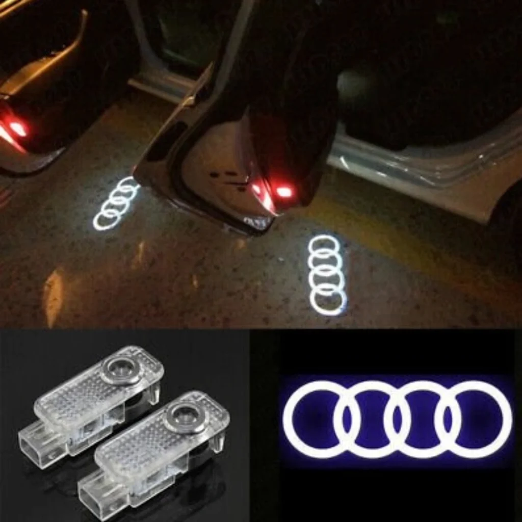 set ndricues led me logo per dekorimin e makines