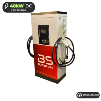 Stacion karikimi të shpejtë DC 40 kW për makina elektrike me dy pistoleta GB/T