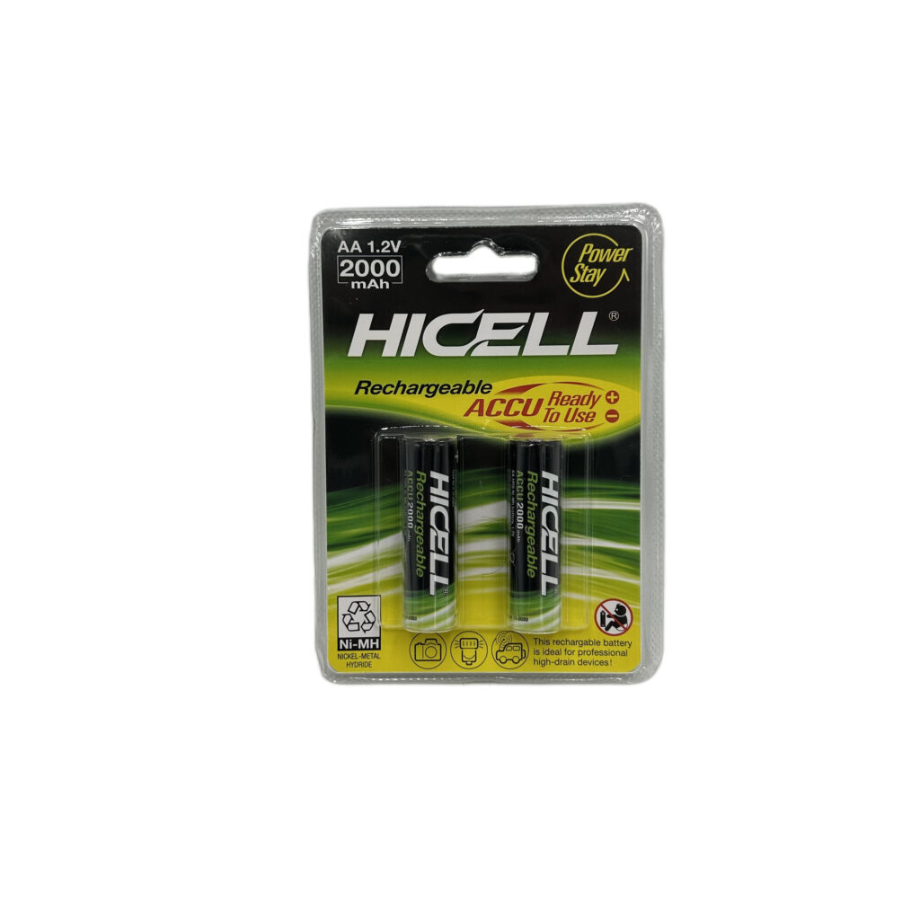 Bateri e Rikarikueshme AA (Ni-HM) 2000mah