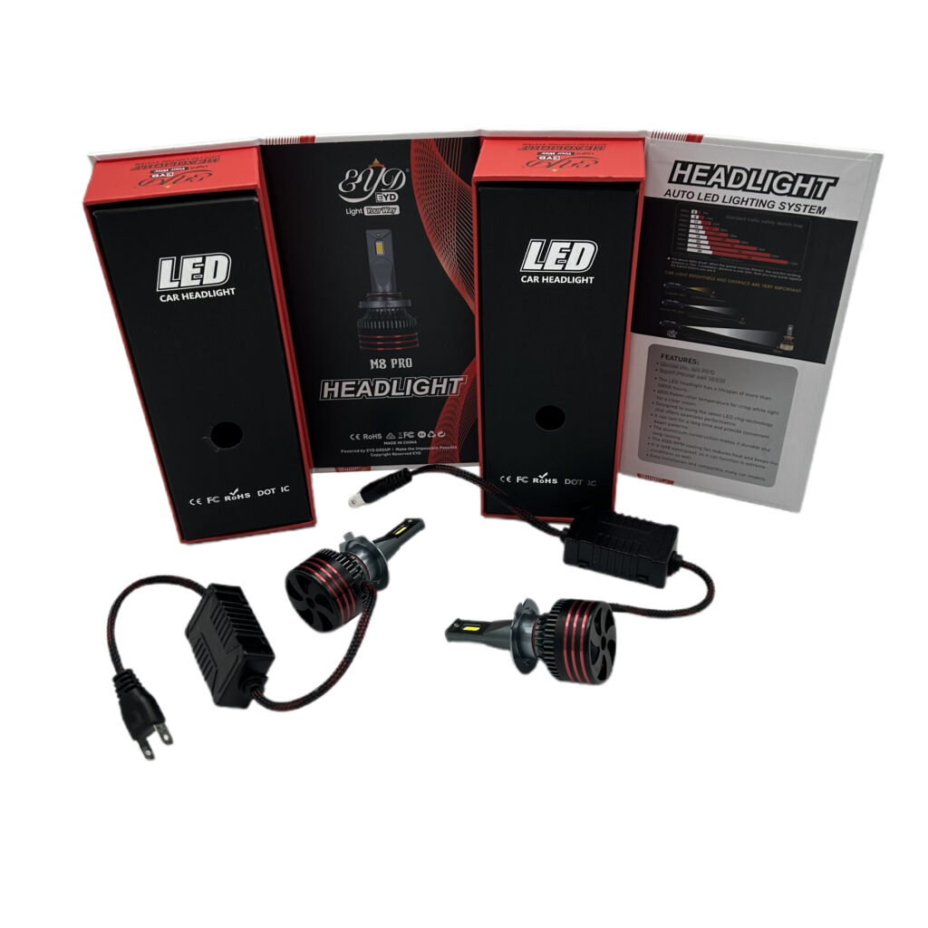Set Llamba LED H7 - 60Watt (M8 Pro)