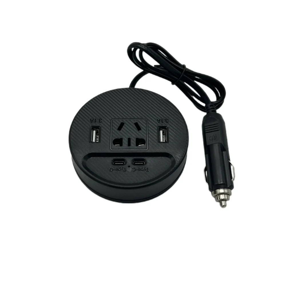Inverter Energjie per Makine DC-AC (12V - 220V 150Watt) - fuqizim i pershtatshem per pajisje te ndryshme elektronike