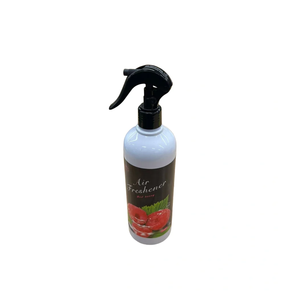 Aromatizues spray Red Berry 500 ml me aromë boronicë të kuqe për freskimin dhe deodorizimin e makinës dhe ambienteve