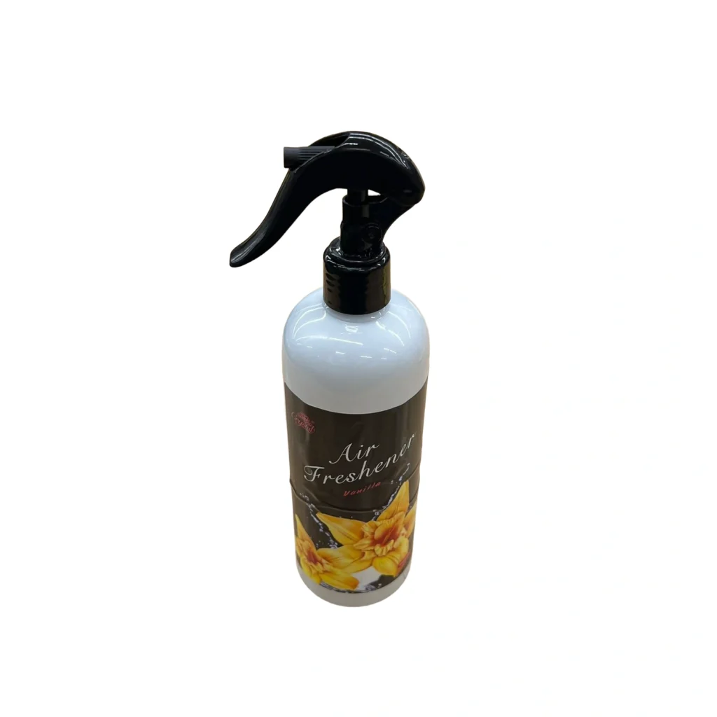 Aromatizues spray me aromë natyrale vanilje 500 ml për freskimin dhe deodorizimin e makinës dhe ambienteve