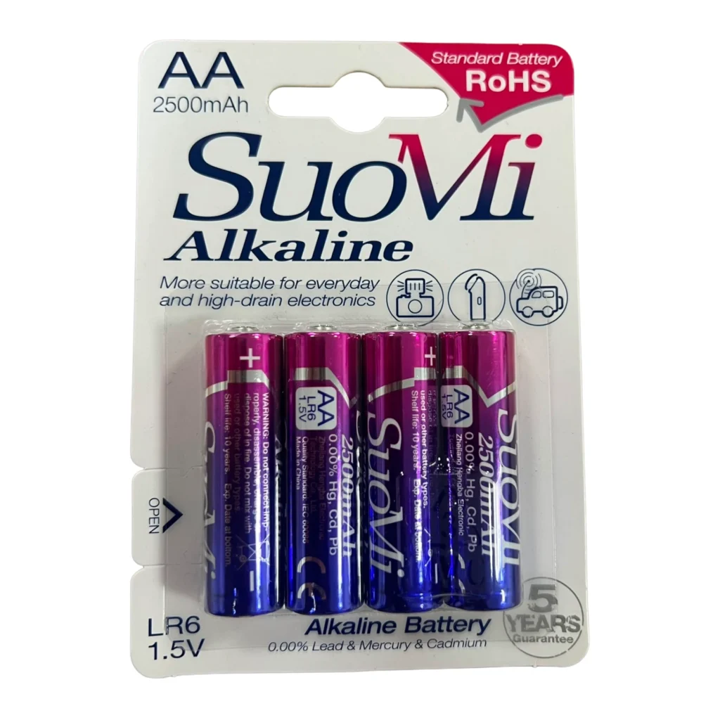 Set me 4 Bateri Alkaline AA LR6 1.5V 2500mAh