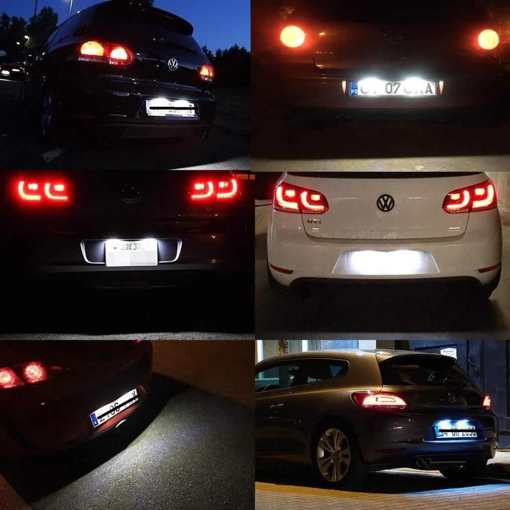 set dritash targe led i pershtatshem per modele bmw