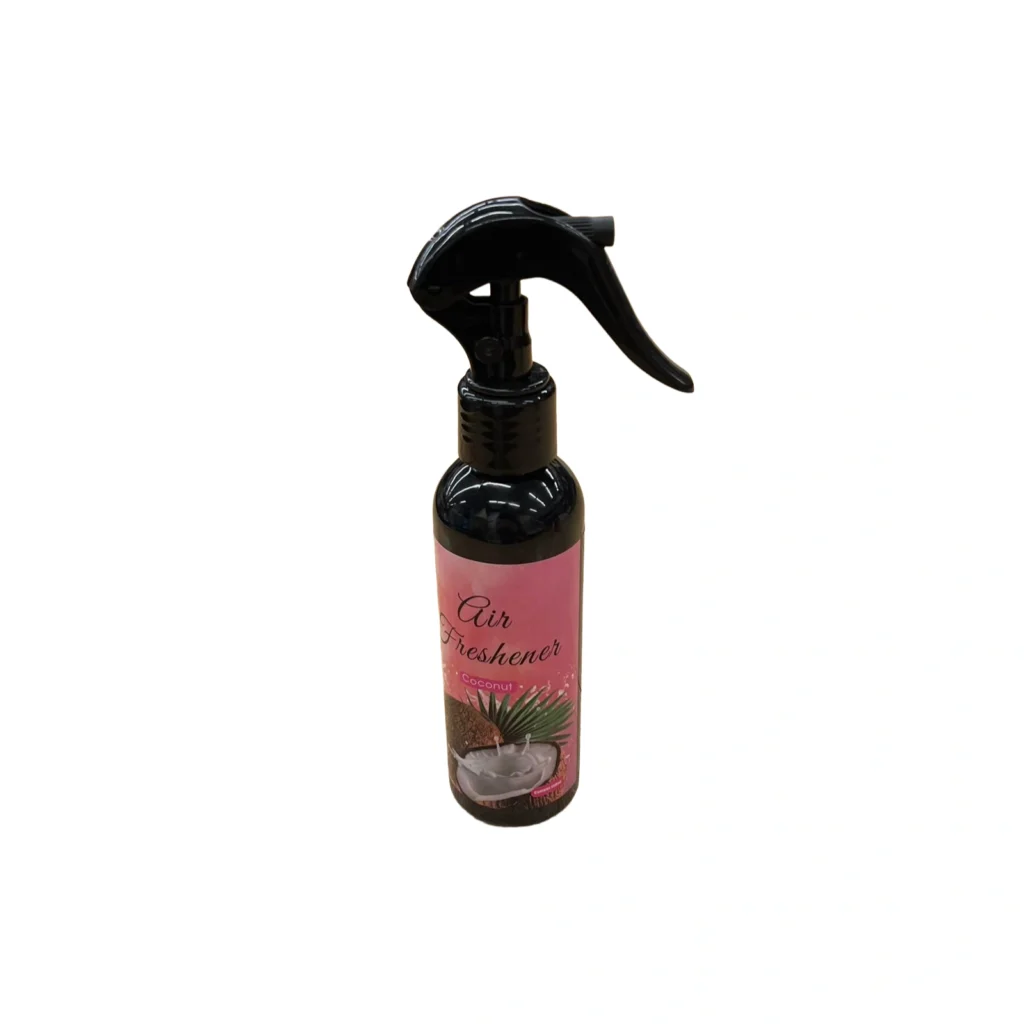 Aromatizues spray 150 ml me aromë arrë kokosi për freskimin e shtëpisë, zyrës dhe ambientit të makinës