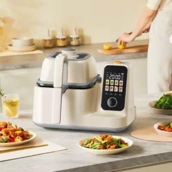Robot gatimi me përzierje automatike, sipërfaqe kundër ngjitjes dhe ngrohje të njëtrajtshme