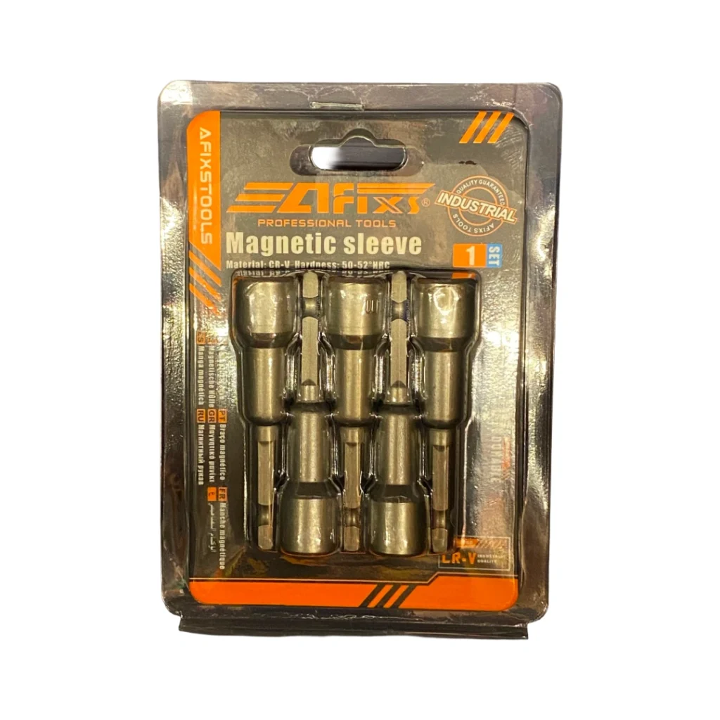 Set me 5 adaptorë magnetikë për vidator 1/4 inch